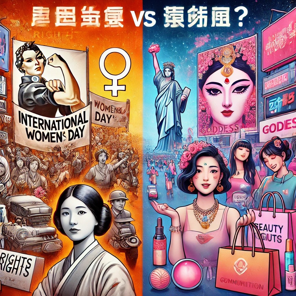 三八妇女节 VS 女神节